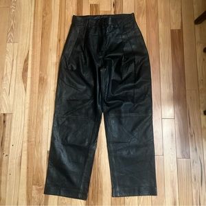 HM Studio A/W leather pants sz 8